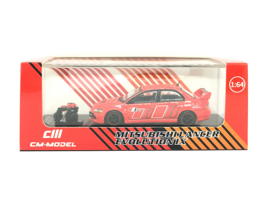 CM Model Mitsubishi Lancer Evolution IX EVO9 Rally Art Red