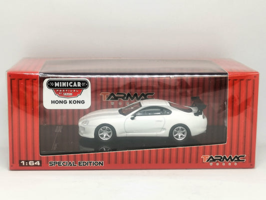 Tarmac Works 1:64 Scale Toyota Supra Hong Kong Exclusive (White)