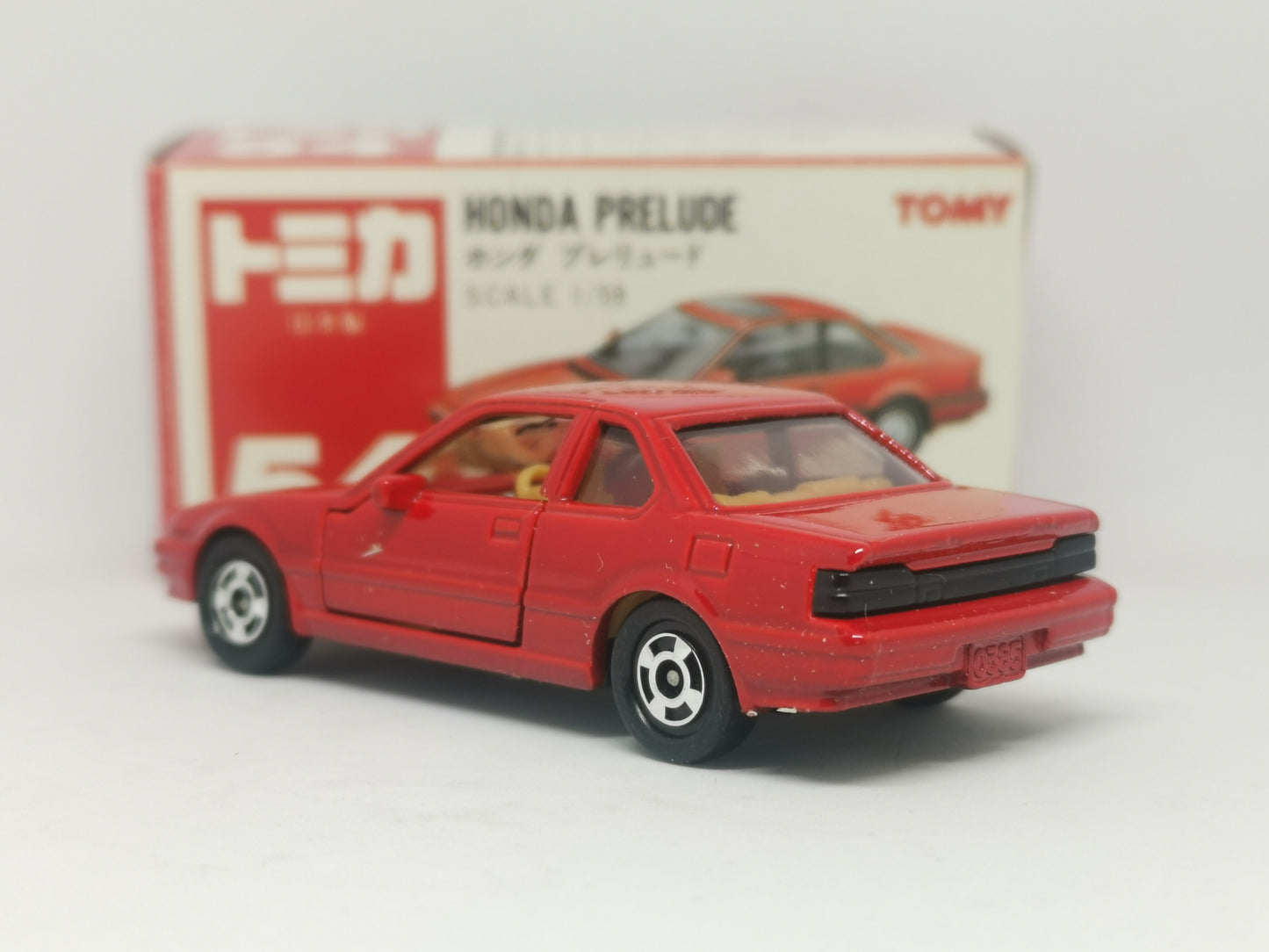 Tomica #54 Honda Prelude Red Made in Japan
