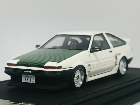 Ignition Model ig1588 1:43 Toyota Sprinter Trueno Corolla AE86 Keiichi Tsuchiya 土屋圭市 edition TK Street Ver.2