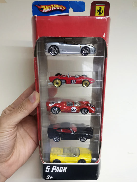 Hot Wheels Ferrari 5pack