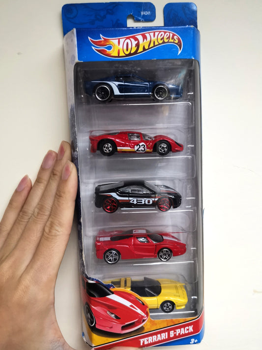 Hot Wheels Ferrari 5pack W4241