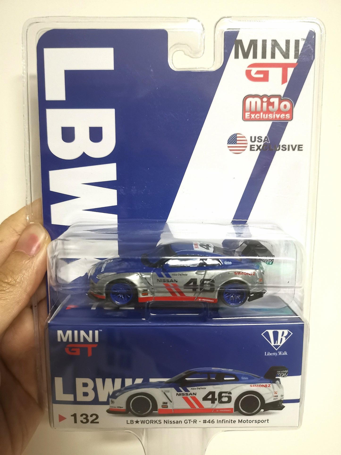 [Chase] Mini GT No.132 LB Works Mijo Exclusive Nissan GT-R BRE
