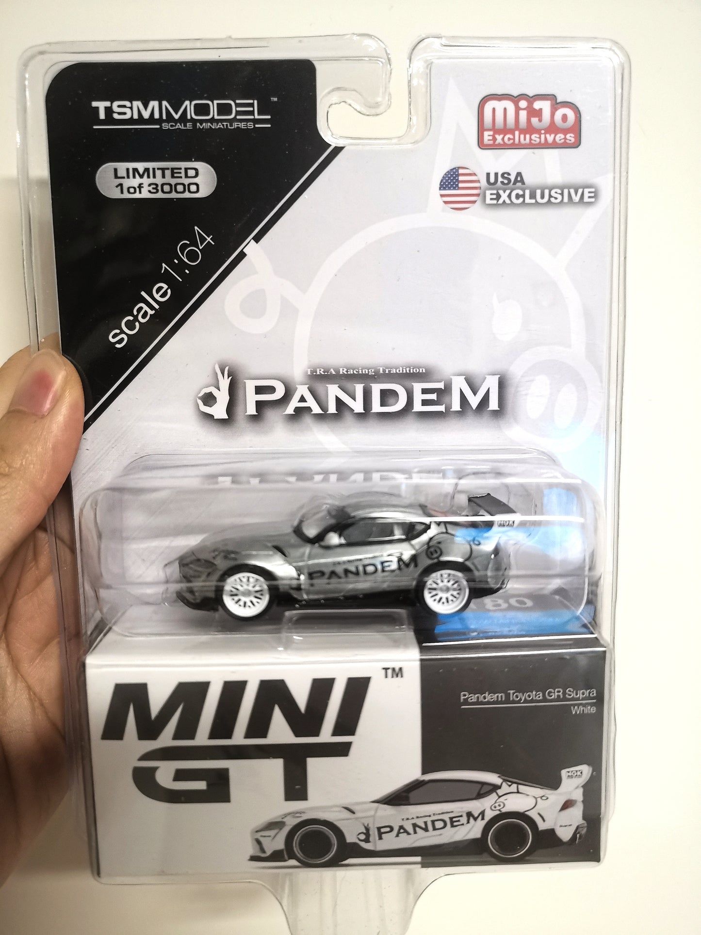 [Chase] Mini GT Mijo Exclusive 1:64 Scale Pandem GR Supra (A90) Silver