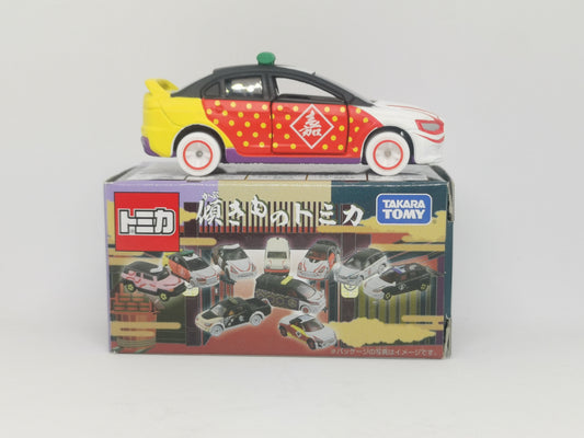 Tomica Lottery 傾きものトミカ Katamukimo Mitsubishi Lancer EVO X Takara Tomy