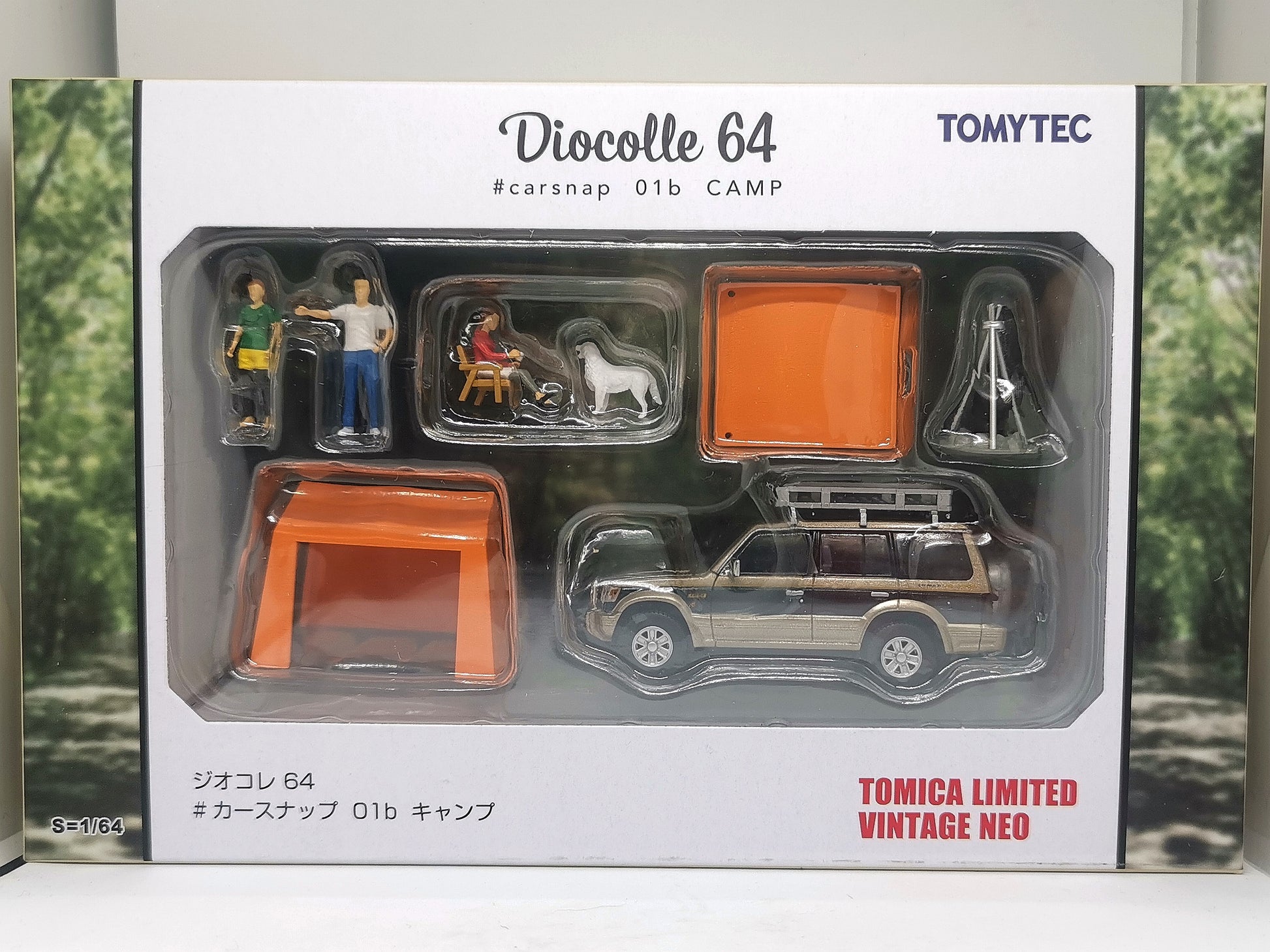 Tomytec Limited Vintage
Neo Diocolle64 Car Snap 01b Camp Diorama Takara Tomy