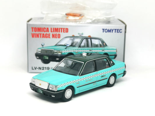 Tomica Limited Vintage Neo LV-N219c Toyota Crown Sedan Green-Cab