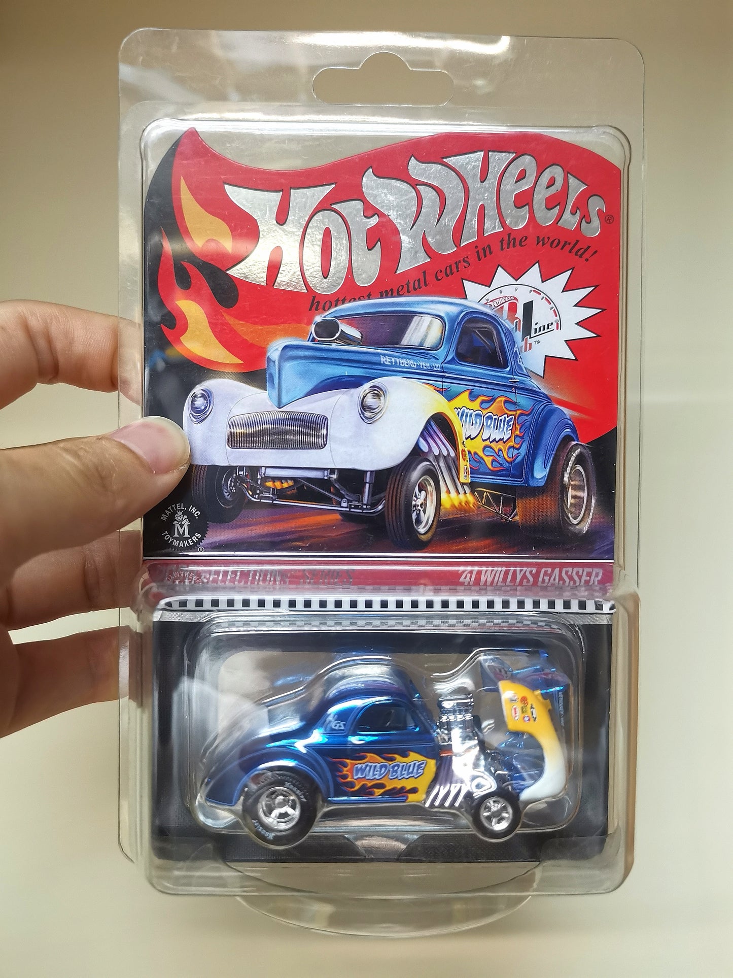 Hot Wheels RLC 41' Willys Gasser Wild Blue