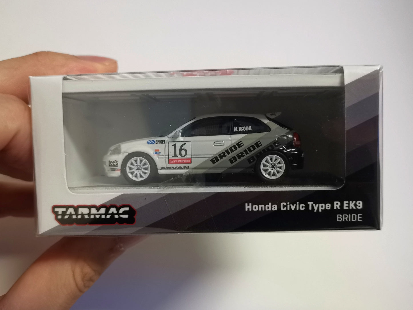 Tarmac Works Honda Civic EK9 TypeR Bride With Container