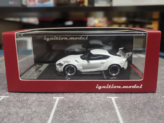 Ignition Model 1:64 Scale Pandem GR Supra (A90) Pearl White Ignition Model