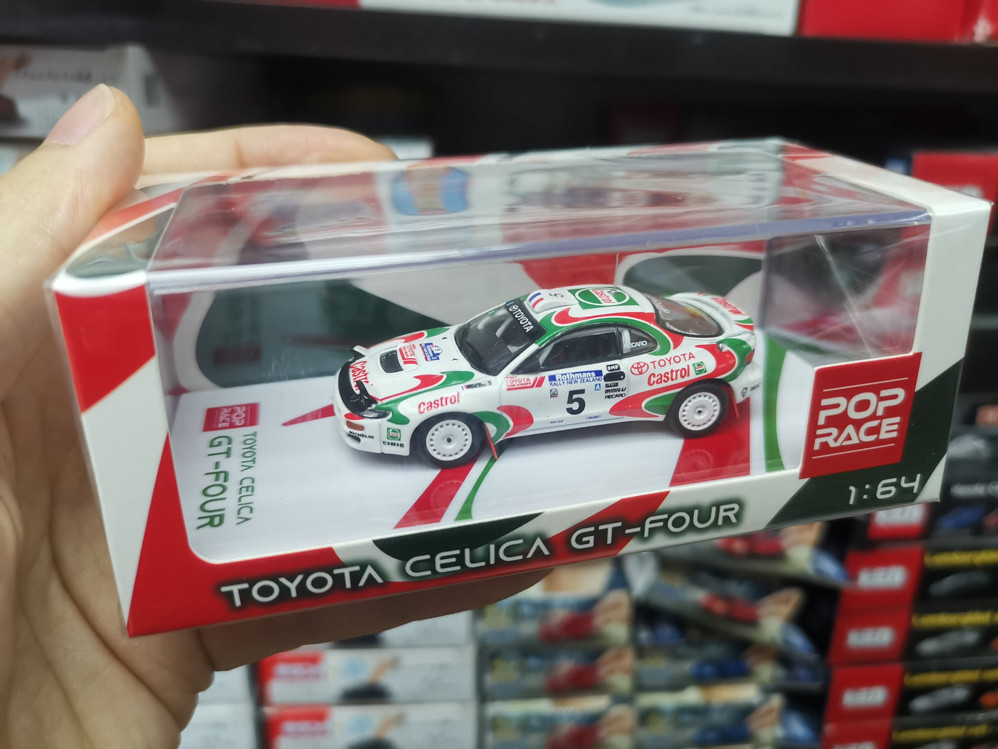 Pop Race 1/64 Toyota Celica - Rally New Zealand 1994 #5 Pop Race