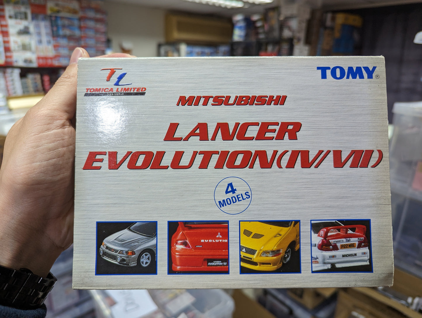 Tomica Limited Mitsubishi Lancer Evolution IV / VII Set of 4