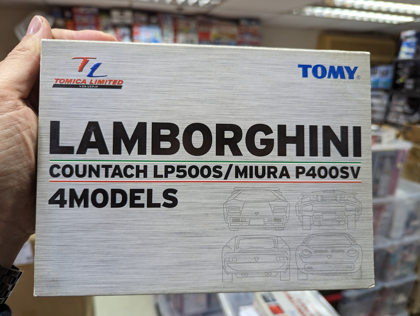 Tomica Limited Lamborghini Countach LP500s / Miura P400SV Set of 4