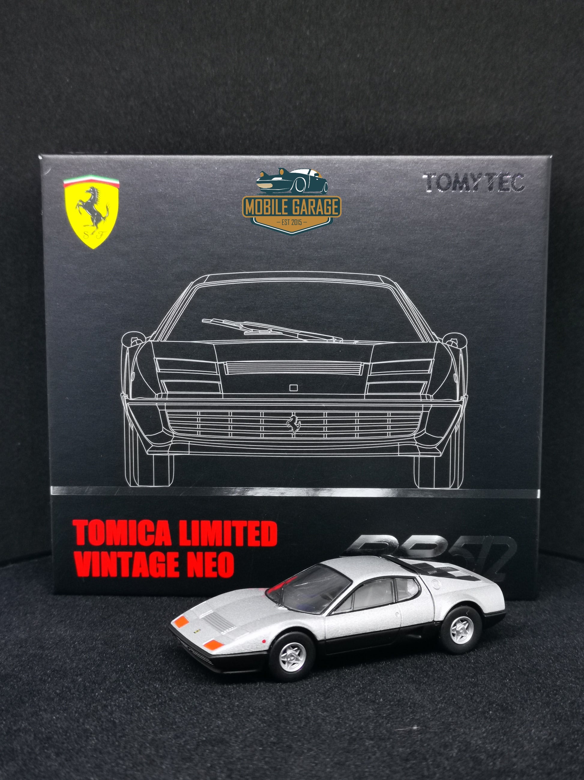 TomytecLimited Vintage Neo Ferrari 512BB 1:64 SCALE NEW IN BOX Takara Tomy