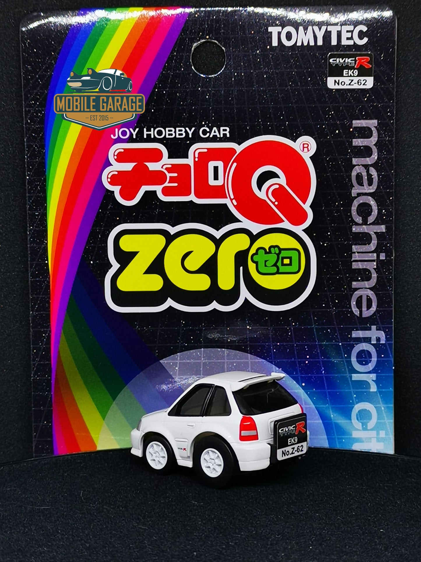 Tomytec ChoroQ Zero Z-62a Honda Civic EK9 TypeR (White)