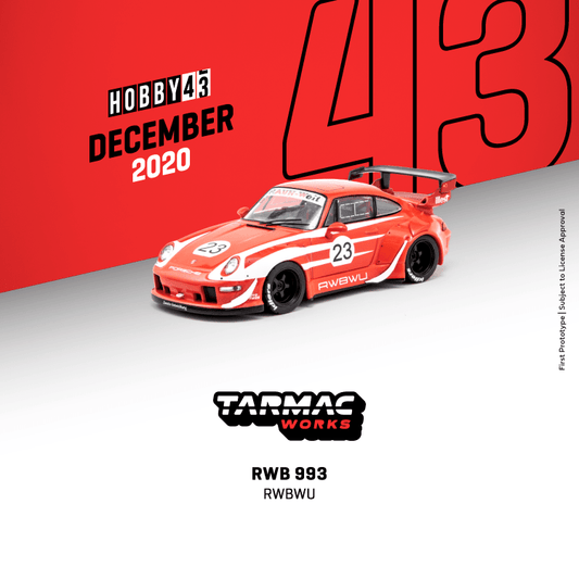 Tarmacworks 1:43 Scale
Porsche 993 RWB WU Tarmacworks