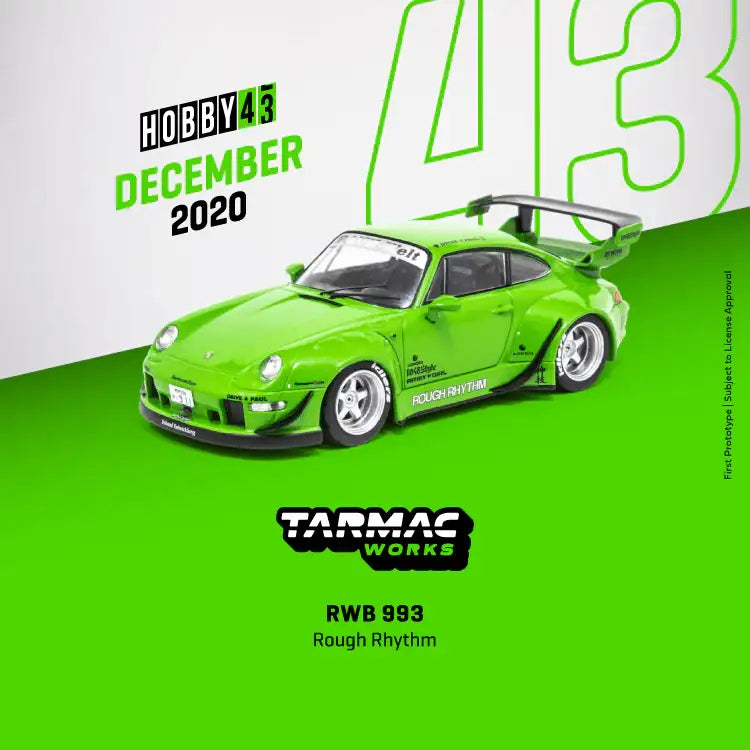 964 Rwb Rough Rhythm Tarmac Works Porsche 993 RWB Rough Rhythm 1:43 Scale see – Mobile Garage HK