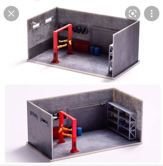 You&Car 1:64 Scale Refitting Workshop Diorama