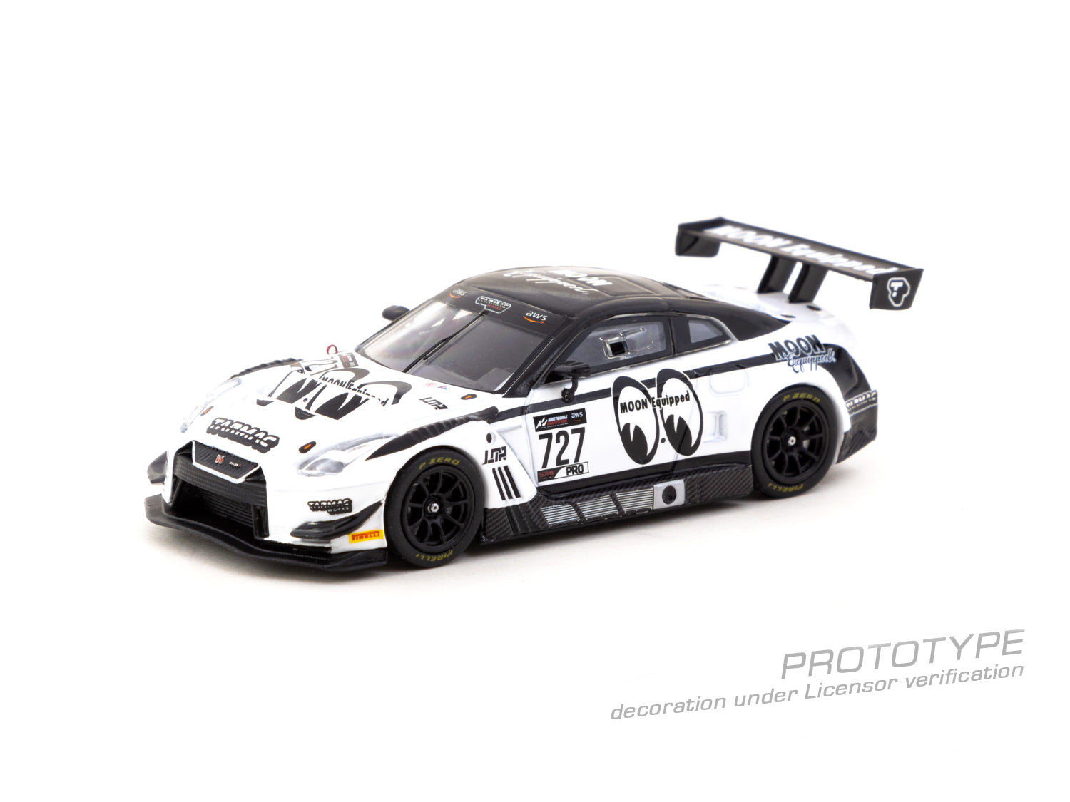 Tarmac Works 1/64 Nissan GT-R NISMO GT3 Legion of Racers 2022  Moon Equipped Tarmacworks