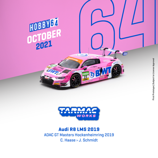 Tarmac Works Audi R8 LMS 2019
ADAC GT Masters Hockenheimring 2019 
Christopher HAASE / Jeffrey SCHMIDT