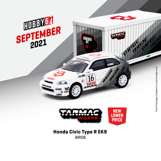 Tarmac Works
Honda Civic EK9 TypeR
Bride With Container