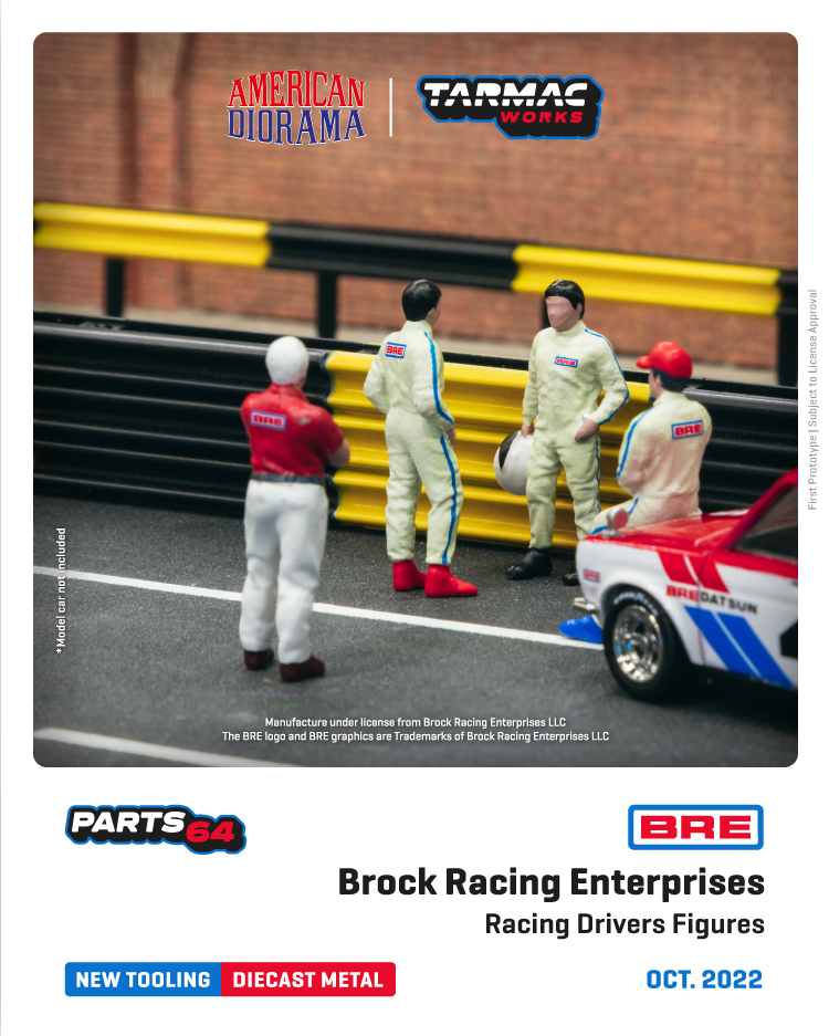 American Diorama 1:64 Figure Set - Race Drivers Brock Racing Enterprises American Diorama