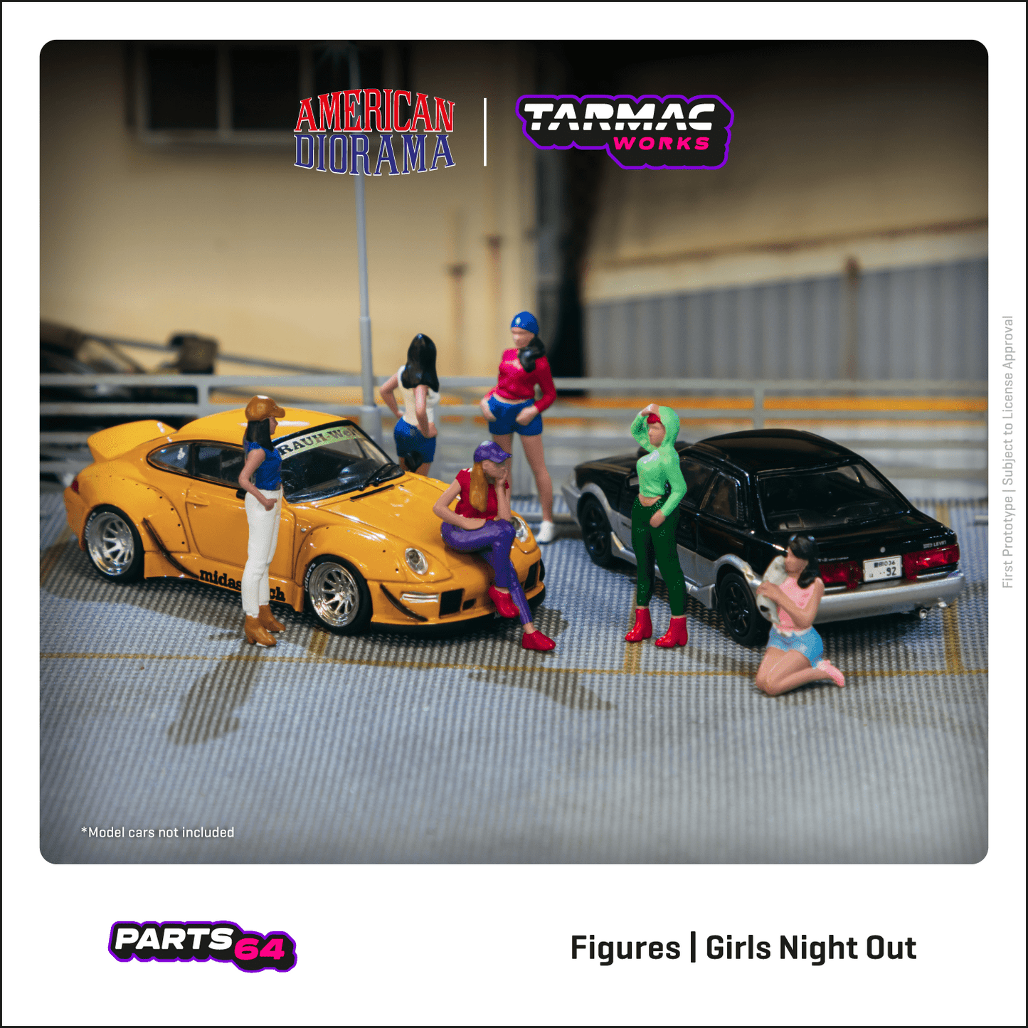 American Diorama 1:64 Figure Set - Girls Night Out