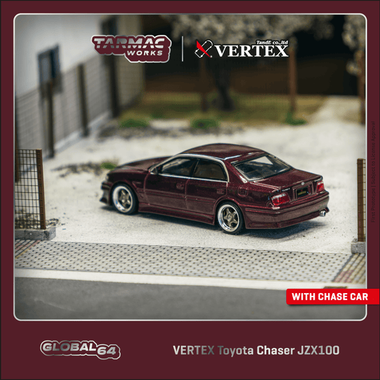 Tarmac Works VERTEX Toyota Chaser JZX100 Purple Metallic