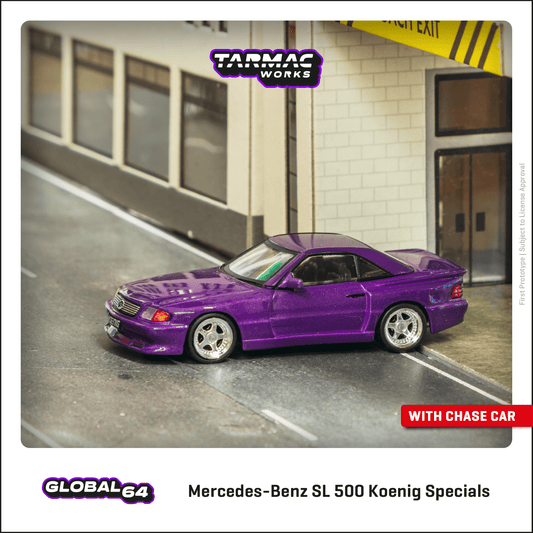 Tarmac works 1:64 Mercedes-Benz SL 500 Koenig Specials Purple