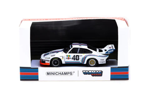 Tarmac Works x Minichamps 1/64 Martini Porsche 935/76 24h Le Mans 1976 #40