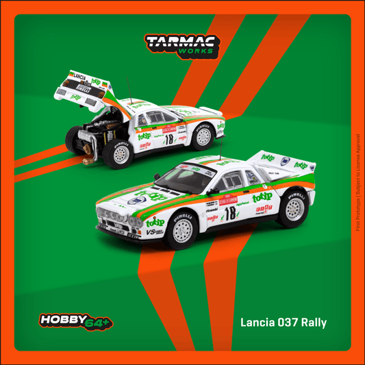 Tarmac Works Lancia 037 Rally Rallye Sanremo 1983 M. Biasion / T. Siviero