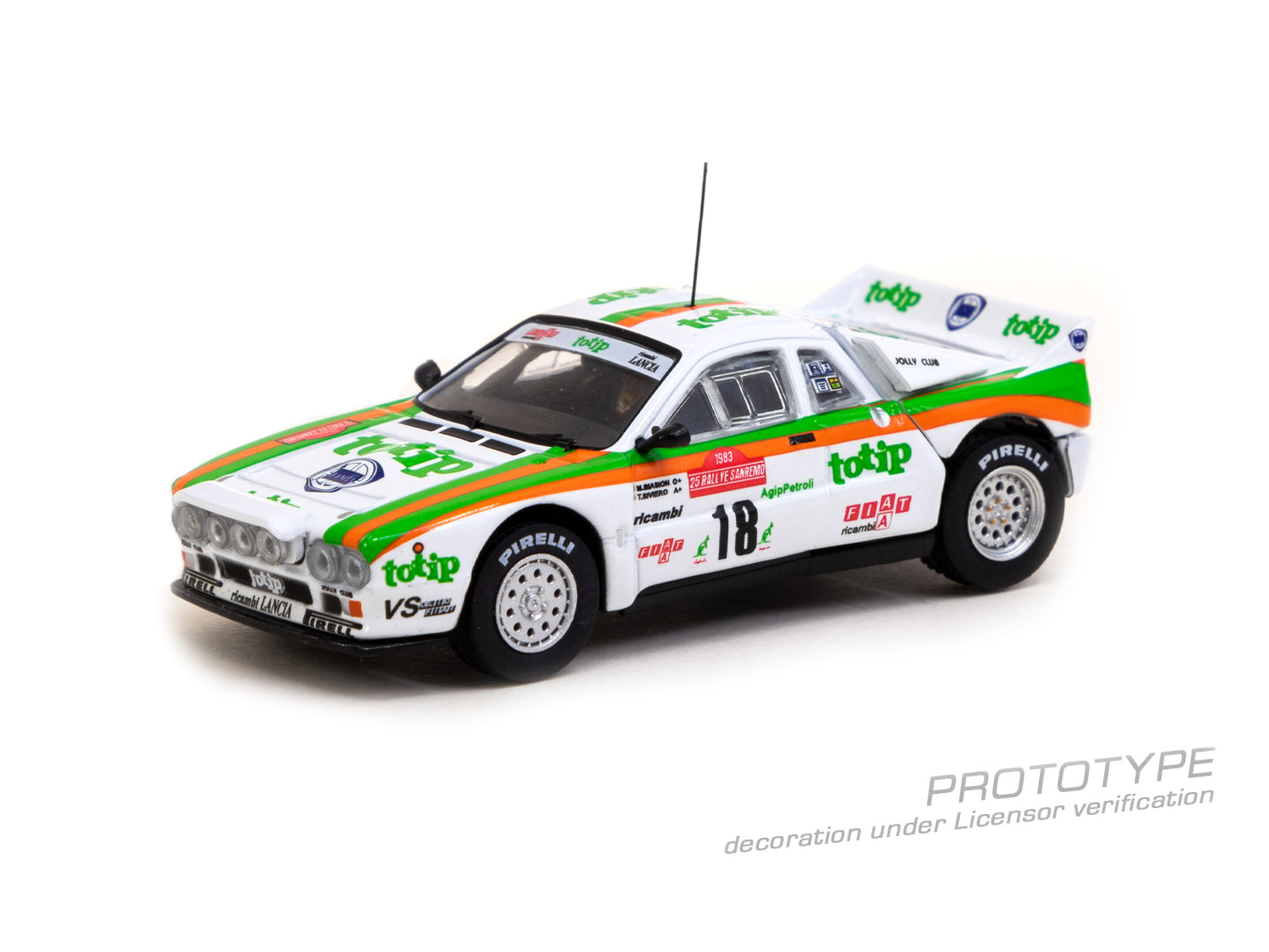 Tarmac Works Lancia 037 Rally Rallye Sanremo 1983 M. Biasion / T. Siviero