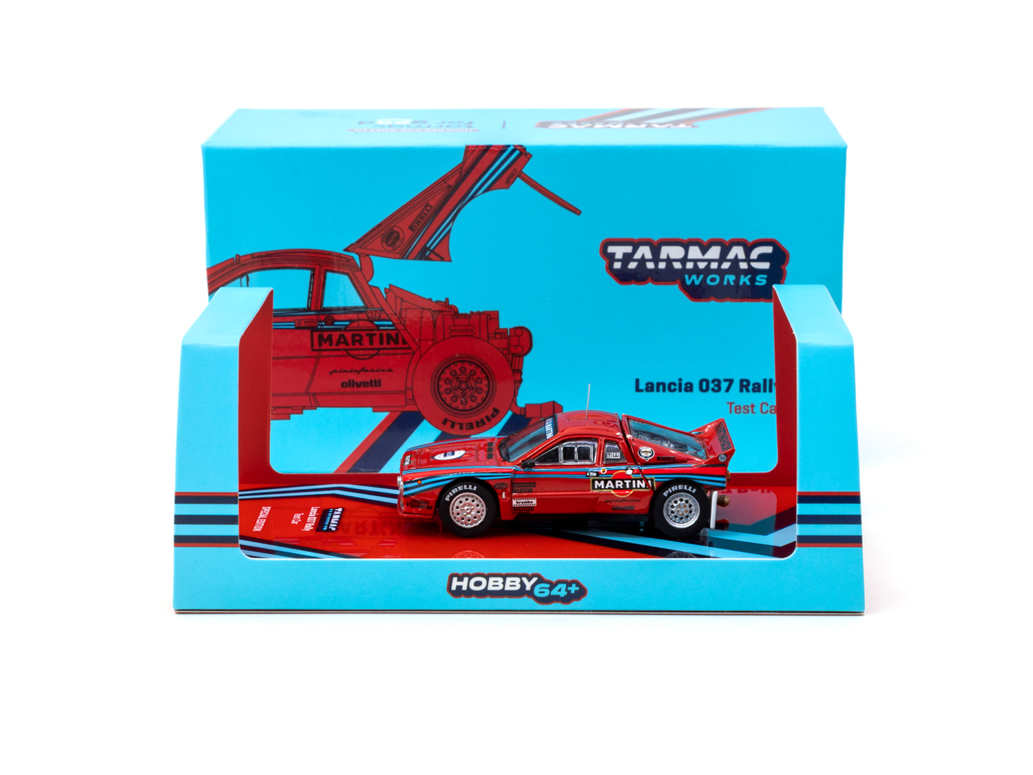 Tarmac Works Lancia 037 Test Car Hong Kong Exclusive Tarmacworks