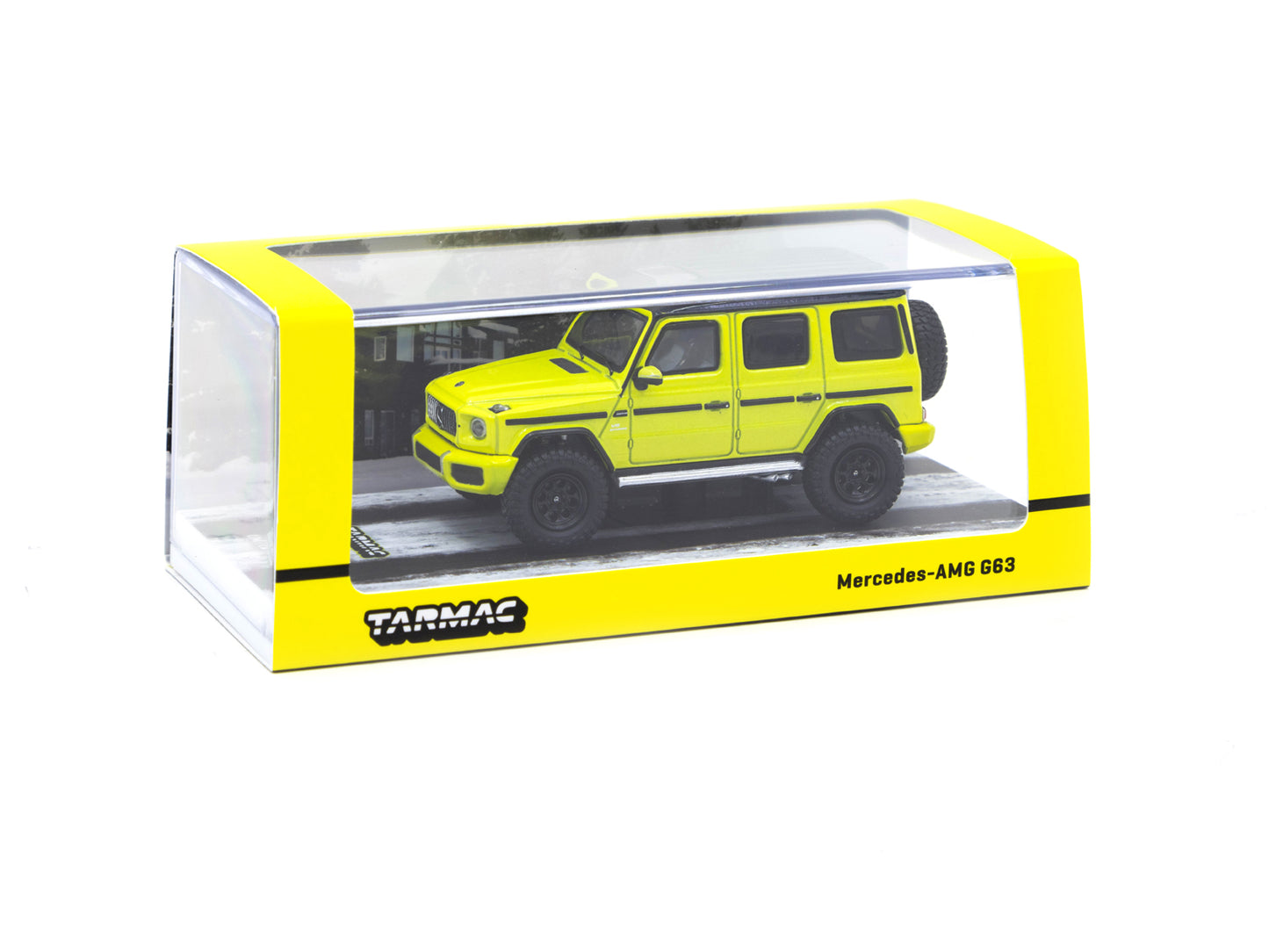 Tarmac Works 1:64 Scale Mercedes-AMG G63
ELECTRIC BEAM/YELLOW
*** Special Edition ***
