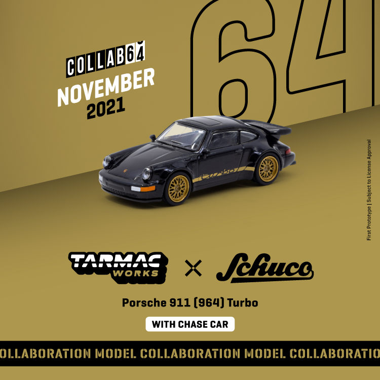 Tarmac Works X Schuco Porsche 911 (964) Tarmacworks