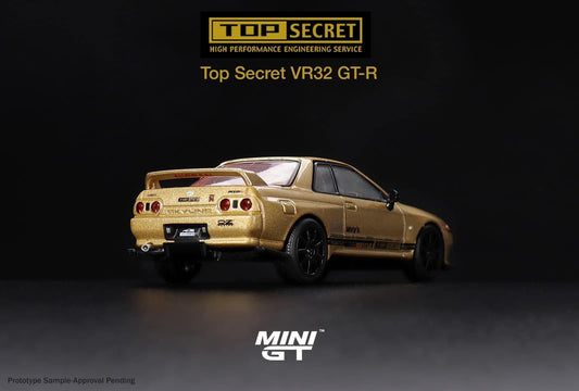 Mini GT #431 Japan Exclusive Top Secret Nissan Skyline GT-R Gold Mini GT