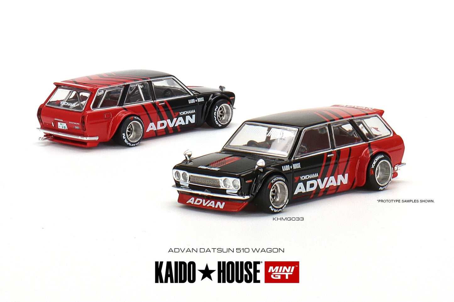 Mini GT x Kaido House 1:64 Datsun 510 Pro Street / Wagon Advan Normal Ver. / Chase Ver. Mini GT