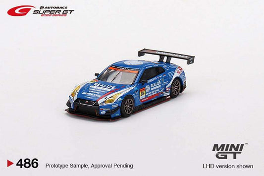 MINI GT #486 Japan Exclusive Autobacs Super GT 2022 Series Nissan GT-R R35