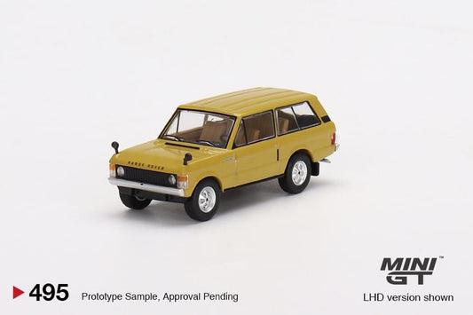 Mini GT #495 1/64 Range Rover 1971 Bahama Gold