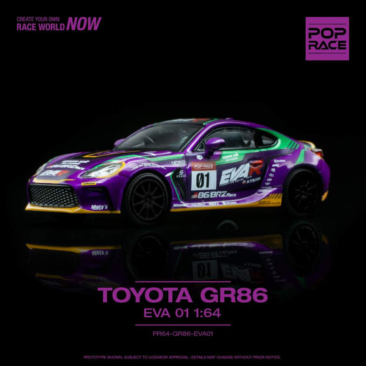 Pop Race 1:64 EVA-01 Toyota GR 86