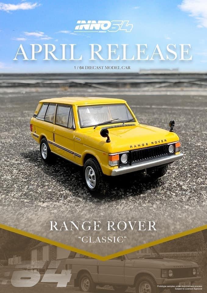 Inno64 Range Rover "Classic" Sanglow Yellow