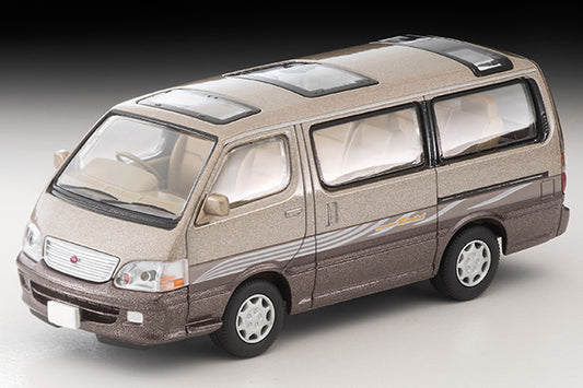 Tomica Limited Vintage Neo LV-N216c Toyota Hiace Wagon Super Custom Limited (Beige / Brown)