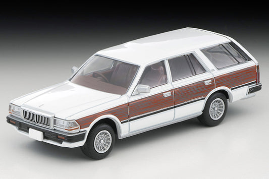 Tomica Limited Vintage Neo LV-N209c Nissan Cedric V20E GL Custom Specification (White / Wood Grain) Takara Tomy