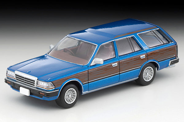 Tomica Limited Vintage Neo LV-N244a Nissan Gloria Wagon V20E GL Custom Specification (Blue / Wood Grain)