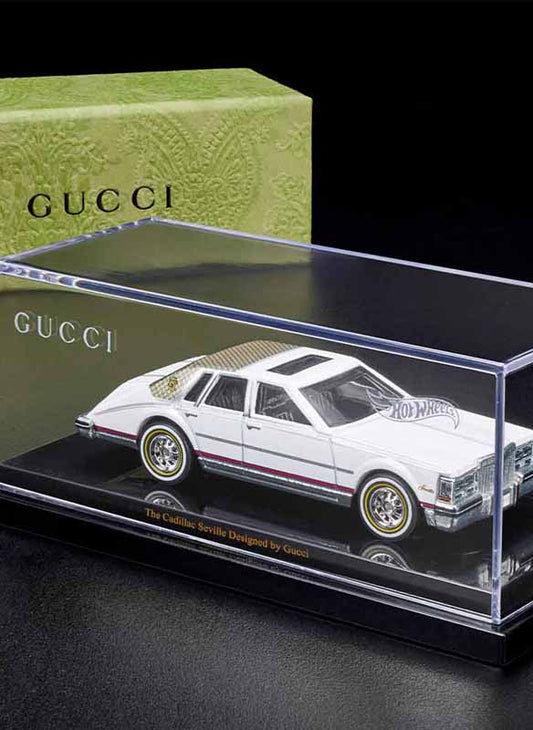 Hot Wheels x Gucci Cadillac Seville replica