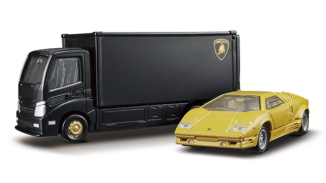 Tomica Premium Transporter Lamborghini Countach 25th Anniversary (Yellow)