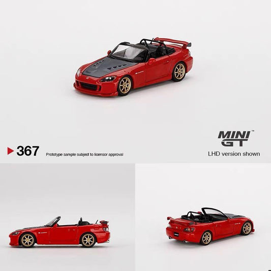 MINI GT #367 Honda S2000 (AP2) Mugen New Formula Red
