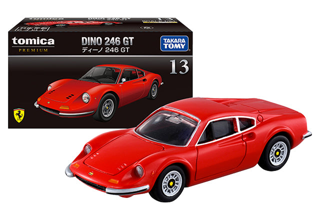 Tomica Premium No.13 Ferrari Dino 246 GT Red